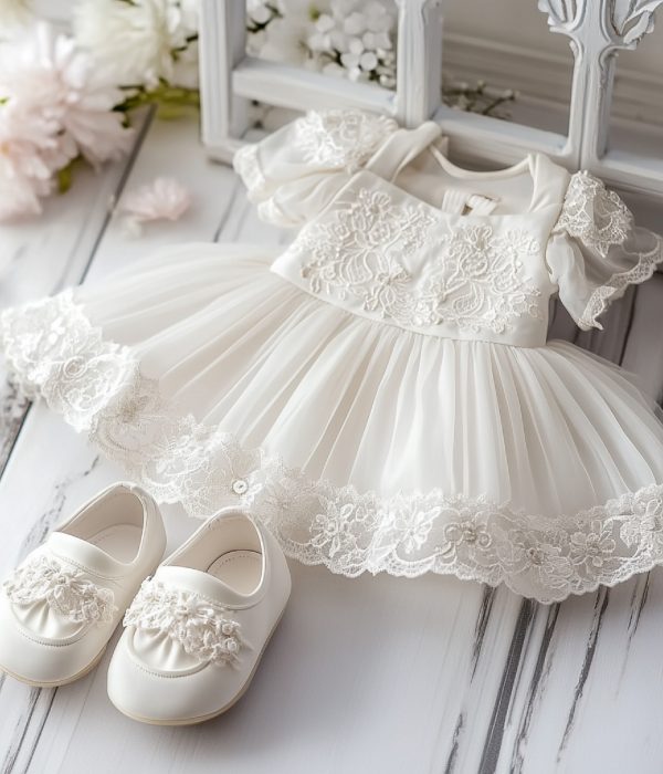 baby-dress-with-lace-details-matching-shoes-perfect-special-occasions-like-christenings-o